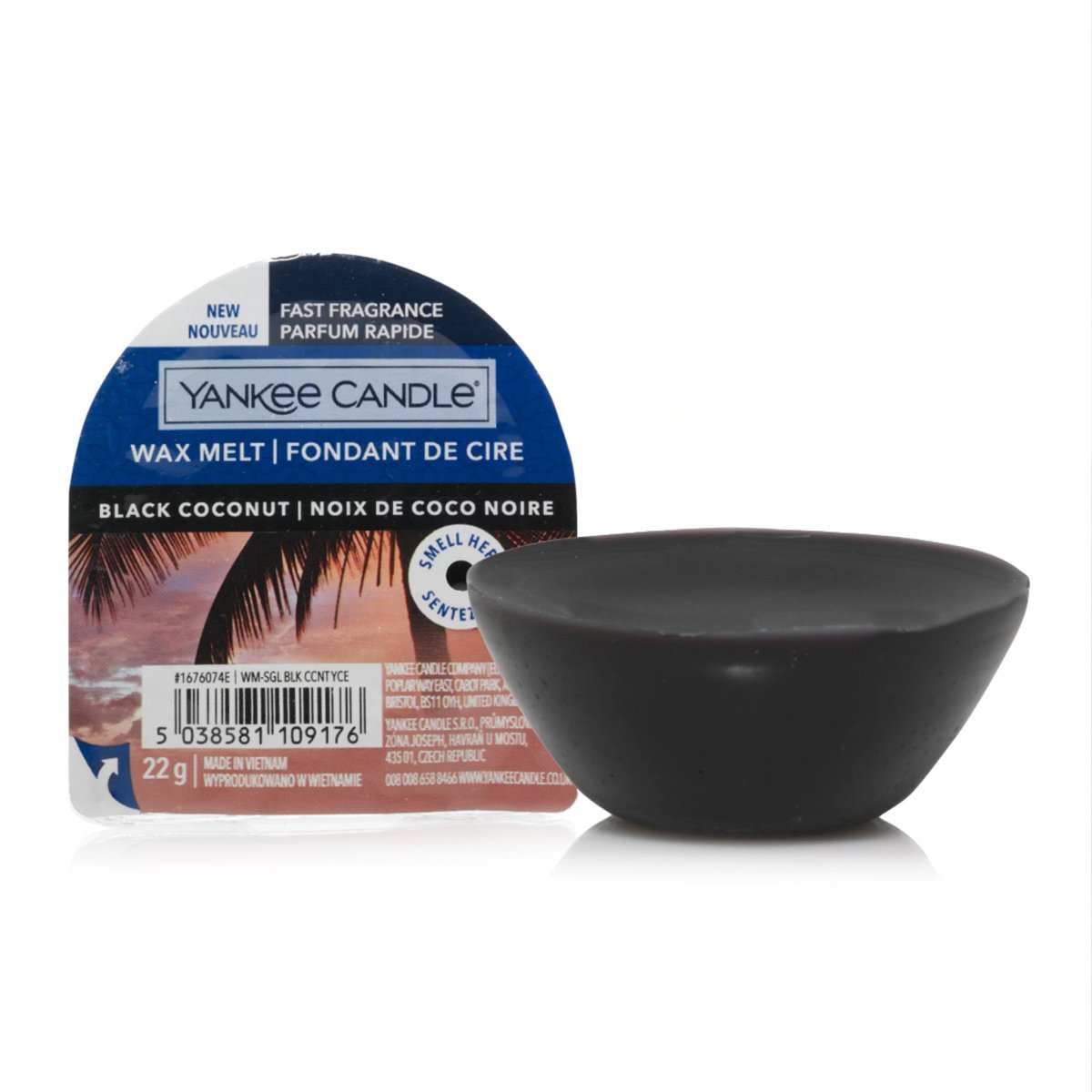 Cera da fondere "Black Coconuts" Yankee Candle - Kōdō.boutique