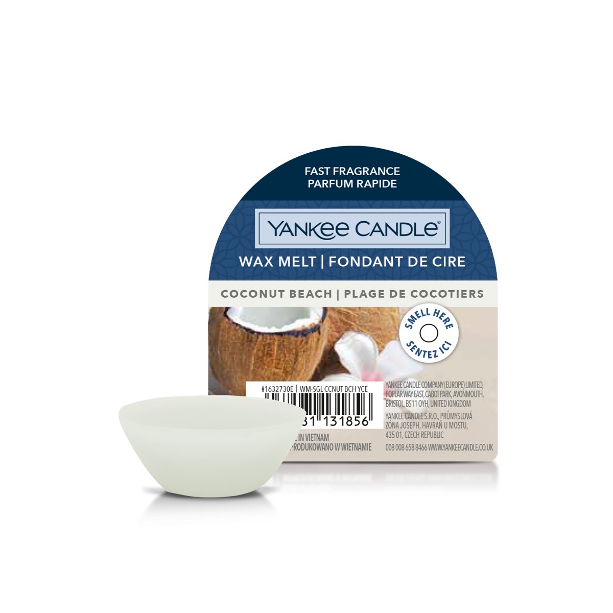 Cera da fondere "Coconut Beach" Yankee Candle - Kōdō.boutique