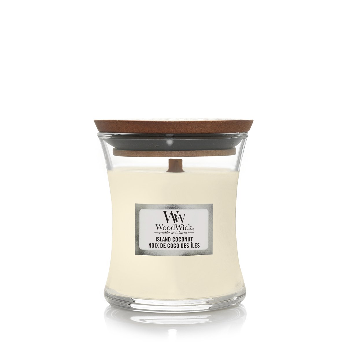 Mini Candela Clessidra, Island Coconut Wood Wick - Kōdō.boutique