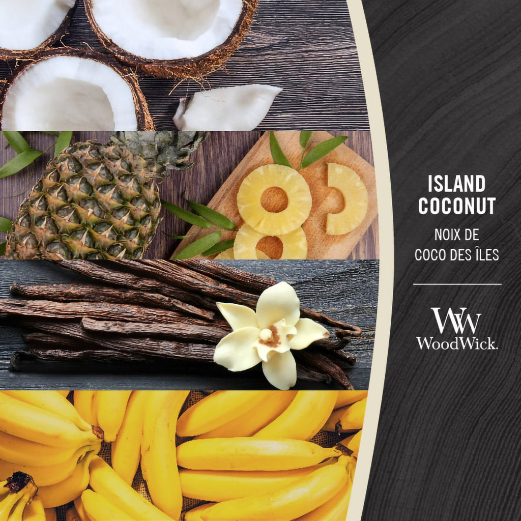 Mini Candela Clessidra, Island Coconut Wood Wick - Kōdō.boutique