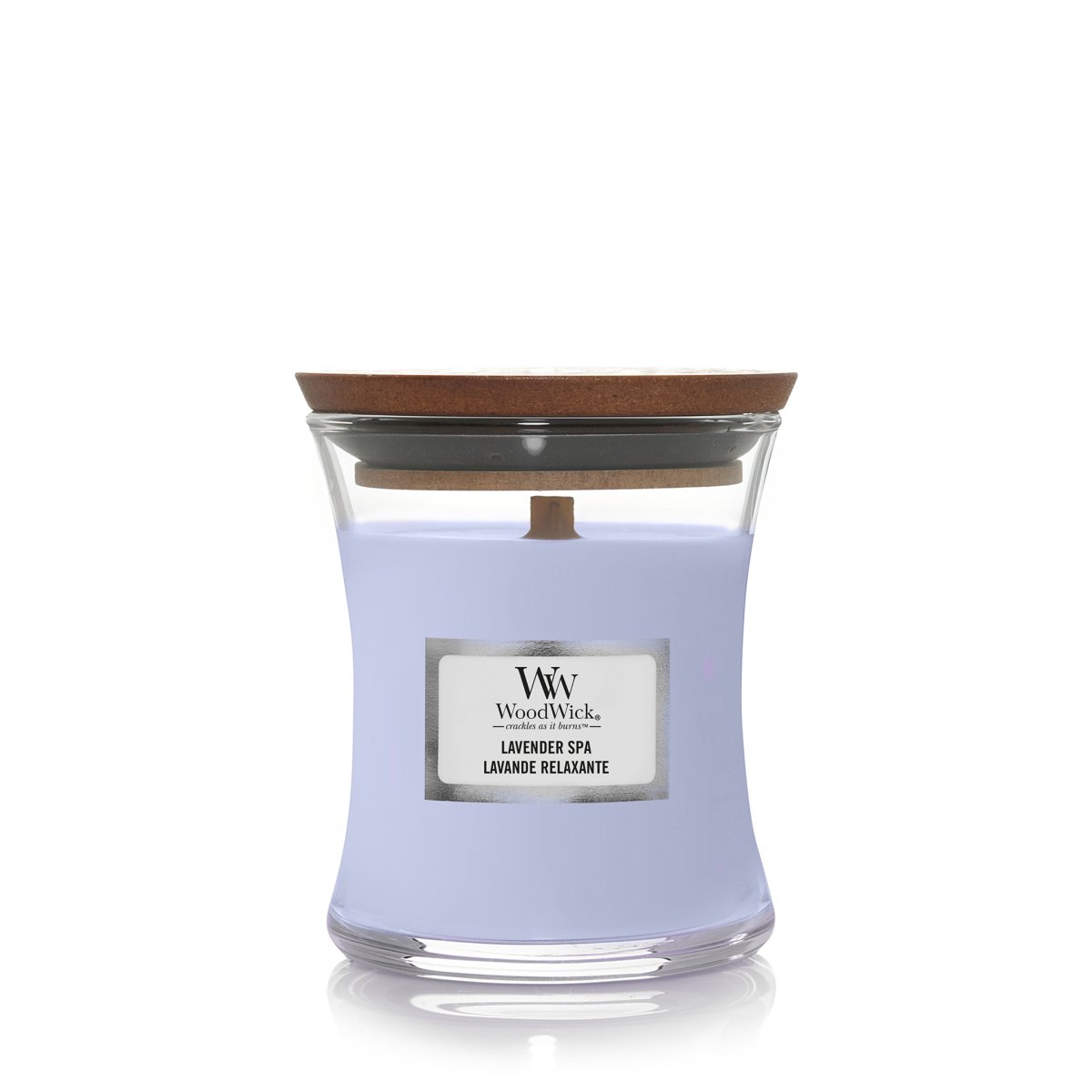 Mini Candela Clessidra, Lavander Spa Wood Wick - Kōdō.boutique