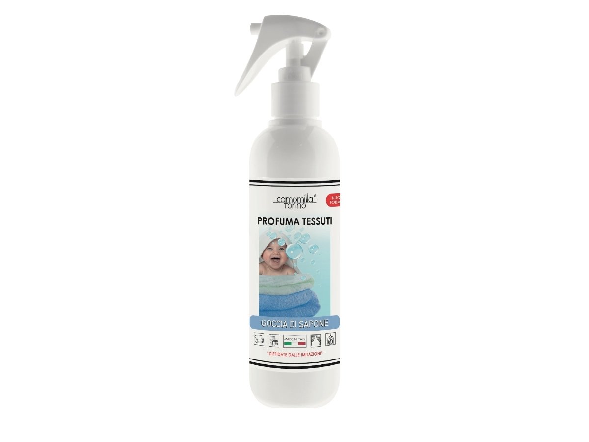 Deodoranti e Profumatori: Profumo per Tessuti Camomilla Torino fragranza  Goccia di sapone ml 250