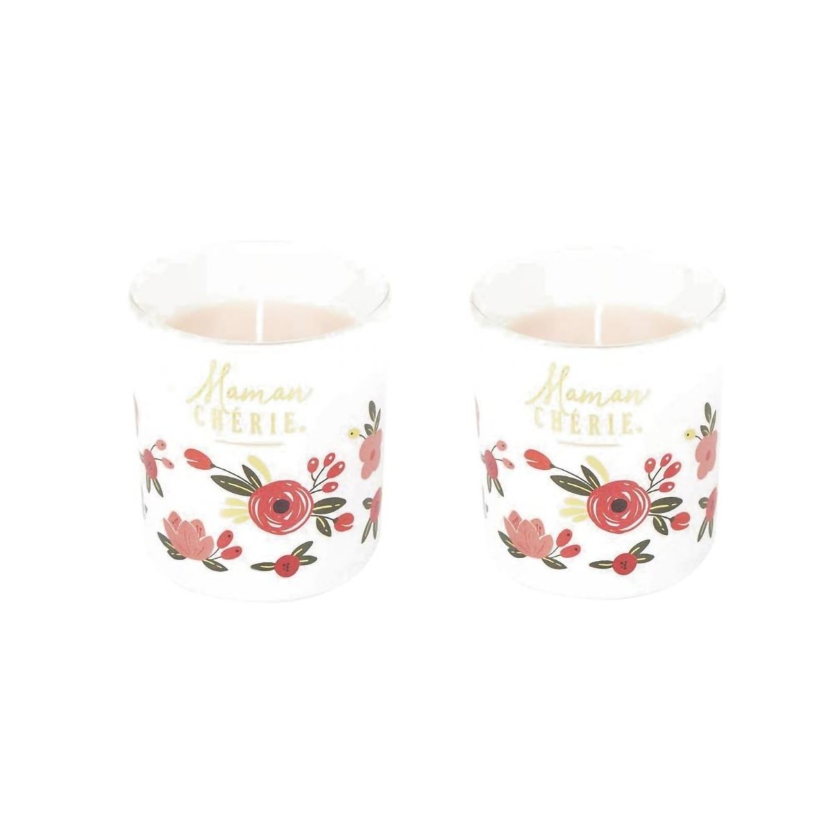 Set di 2 candele profumate Maman " Rosa" - Kōdō.boutique